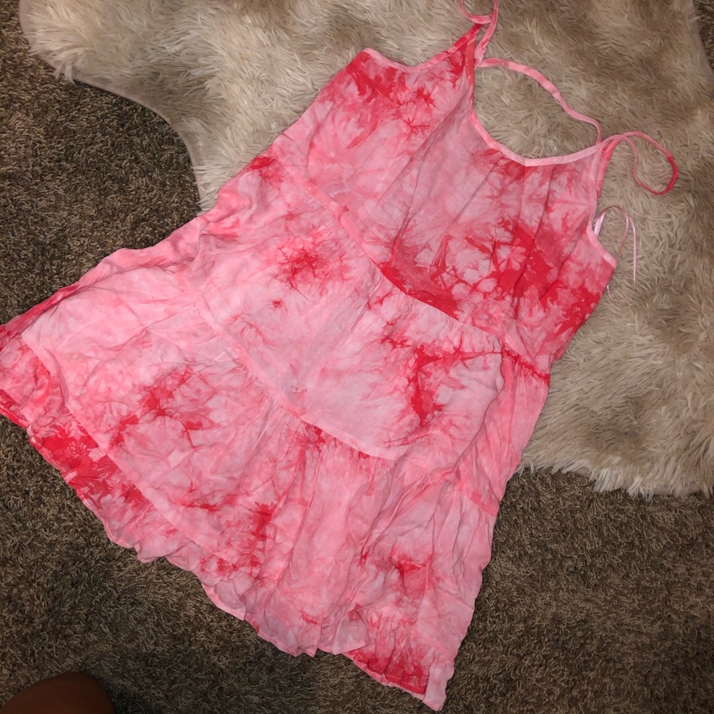Nectar Pink Tie Dye Dress